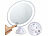 Sichler Beauty Saugnapf-Kosmetikspiegel mit LED-Licht und Akku, 5-fache Vergrößerung Sichler Beauty Saugnapf-Kosmetikspiegel mit LED-Licht