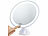 Sichler Beauty Saugnapf-Kosmetikspiegel mit LED-Licht und Akku, 5-fache Vergrößerung Sichler Beauty Saugnapf-Kosmetikspiegel mit LED-Licht