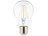 Luminea LED-Filament-Birne, A60, E27, 470 lm, 4 W, 360°, 6.500 K Luminea LED-Filament-Tropfen E27 (tageslichtweiß)