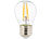Luminea LED-Filament-Lampe, G45, E27, 470 lm, 4 W, 360°, warmweiß, 2.700 K Luminea LED-Filament-Tropfen E27 (warmweiß)