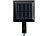 Lunartec Solar-LED-Dachrinnenleuchte, 20 Lumen, 0,2 Watt, Licht-Sensor, schwarz Lunartec