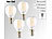 LED-Filament-Lampen G45, E14, 470 lm, 4 W, 360°, warmweiß, 4er-Set LED-Filament-Tropfen E14 (warmweiß)