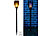 Luminea LED-Gartenfackel, realistisches Flammenflackern, 2.200-mAh-Akku, IP44 Luminea LED-Gartenfackeln mit realistischem Flackern