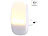 Lunartec Kompaktes LED-Steckdosen-Nachtlicht, Versandrückläufer Lunartec LED-Steckdosen-Nachtlicht mit Dämmerungssensor