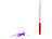 infactory Interaktive Katzen-Spielangel mit Teleskop-Stange & 3 Feder-Anhängern infactory Katzenspielzeuge