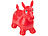 Playtastic Aufblasbares Hüpf-Pferd aus elastischem Kunststoff, rot Playtastic Hüpftiere