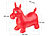 Playtastic Aufblasbares Hüpf-Pferd aus elastischem Kunststoff, rot Playtastic Hüpftiere