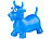 Playtastic Aufblasbare Hüpf-Kuh aus elastischem Kunststoff, blau Playtastic Hüpftiere