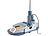 Sichler Haushaltsgeräte Fußboden-Poliermaschine mit Teleskop-Griff, Sprüh-Funktion & LEDs Sichler Haushaltsgeräte