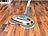 Sichler Haushaltsgeräte Fußboden-Poliermaschine mit Teleskop-Griff, Sprüh-Funktion & LEDs Sichler Haushaltsgeräte Rotierende Fußboden-Poliermaschinen