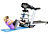 newgen medicals Profi-Laufband & Fitness-Station, App, Bluetooth, 18 km/h, 1.865 Watt newgen medicals Laufband-Fitness-Stationen mit Bluetooth und Apps