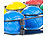 PEARL 4er-Set Boule- & Boccia-Spiel mit Kunststoff-Kugeln und Tragekorb PEARL Boule-Spiele