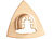 AGT Professional Raspel-Dreieck mit Carbid-Körnung f. Multitools, 80mm, Schnellspannung AGT Professional Raspel-Dreiecke für Multitools