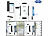 Sichler Haushaltsgeräte Reinigungs-Roboter-Set für Fenster & Böden: HOBOT-298 & LEGEE-688 Sichler Haushaltsgeräte WLAN-Staubsaug- & Bodenwisch-Roboter mit 4-Phasen-Reinigung