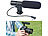 Kameramikrofon: Somikon Externes Mikrofon für Kameras & Camcorder mit 3,5-mm-Klinkenanschluss