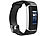 newgen medicals Fitness-GPS-Armband mit XL-Farb-Display (Versandrückläufer) newgen medicals Fitness-Armbänder mit Herzfrequenz-Messung und GPS-Streckenaufzeichnung