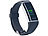 newgen medicals Fitness-GPS-Armband mit XL-Farb-Display & App für 6 Sportarten, IP67 newgen medicals Fitness-Armbänder mit Herzfrequenz-Messung und GPS-Streckenaufzeichnung
