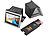 Somikon Stand-Alone-Dia- & Negativscanner, 5"/12,5 cm IPS-Display, 22 MP, HDMI Somikon Stand-Alone-Dia- und Negativ-Scanner