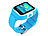 TrackerID Kinder-Smartwatch mit GPS-/GSM-/WiFi-Tracking, SOS-Taste, blau, IP65 TrackerID Kinder-Smartwatches mit Tracking per GPS & GSM/LBS