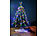 Lunartec Christbaum-Überwurf-Lichterkette, 180 RGBW-LEDs, Bluetooth & App, IP44 Lunartec Weihnachtsbaum-Überwurf-Lichterketten mit Bluetooth & App-Steuerung