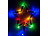Lunartec Christbaum-Überwurf-Lichterkette, 240 RGBW-LEDs, Bluetooth & App, IP44 Lunartec