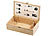 Carlo Milano 9-teiliges Sommelier-Set in edler Holz-Geschenkbox für 2 Weinflaschen Carlo Milano Wein-Geschenkboxen mit Sommelier-Sets