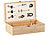 Carlo Milano 9-teiliges Sommelier-Set in edler Holz-Geschenkbox für 2 Weinflaschen Carlo Milano Wein-Geschenkboxen mit Sommelier-Sets