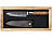 TokioKitchenWare Handgefertigtes Santokumesser, 14 cm, in Holz-Geschenkbox TokioKitchenWare Santoku-Küchenmesser