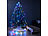 Lunartec Christbaum-Überwurf-Lichterkette, 180 bunte LEDs, 6 Girlanden, je 3 m Lunartec Weihnachtsbaum-Überwurf-Lichterkette mit Farbwechsel
