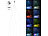 Lunartec Christbaum-Überwurf-Lichterkette, 180 bunte LEDs, Versandrückläufer Lunartec