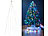 Lunartec Christbaum-Überwurf-Lichterkette, 320 bunte LEDs, 8 Girlanden, je 4 m Lunartec