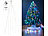 Lunartec Christbaum-Überwurf-Lichterkette, 320 bunte LEDs, 8 Girlanden, je 4 m Lunartec Weihnachtsbaum-Überwurf-Lichterketten mit Farbwechsel