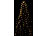 Lunartec Christbaum-Überwurf-Lichterkette, 20 Girlanden & 720 warmweiße LEDs Lunartec