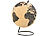 infactory Drehbarer Kork-Globus mit 10 Pins zum Markieren, Ø 15 cm infactory Kork-Globusse mit Markierungs-Pins