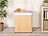 infactory Faltbarer Bambus-Wäschekorb mit Deckel und Wäschesack, 100 l, natur infactory Bambus-Wäschekörbe