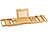BadeStern Verstellbare Badewannen-Ablage & Bett-Tablett, Bambusholz, 75 - 109 cm BadeStern 2in1-Badewannenablagen und Bett-Tabletts