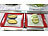 Genius Ideas 2er-Set Frischhaltedosen für Wurst- und Käse-Aufschnitt, rot Genius Ideas Aufschnitt-Boxen