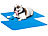 Sweetypet 2er-Set Selbstkühlende Kühlmatten für Hunde & Katzen, 65 x 50 cm Sweetypet Selbstkühlende Gel-Matten für Haustiere