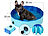 Sweetypet Faltbarer Hundepool mit rutschfestem Boden & Ablassventil, 80 x 20 cm Sweetypet Faltbare Hundepools