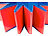Sweetypet Faltbarer XL-Hundepool mit rutschfestem Boden, 120x30 cm, rot Sweetypet Faltbare Hundepools