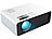 SceneLights LED-LCD-Beamer mit Mediaplayer, 1280 x 720 (HD), 2.000 lm, 60 Watt SceneLights LED-Heim-Beamer
