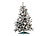 infactory Künstlicher Weihnachtsbaum im Schneedesign, 180 cm, mit 300 LEDs infactory Weihnachtsbäume mit LED-Beleuchtung