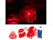 Lunartec Herz-Lichterkette, rot, batteriebetrieben Lunartec LED-Lichterketten für innen (Valentinstage)