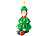 infactory Selbstaufblasender XXL Weihnachtsbaum mit animiertem Santa infactory Selbstaufblasende Weihnachtsbäume