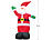 infactory Selbstaufblasender XXL-Weihnachtsmann, 6 m infactory Selbstaufblasende Weihnachtsmänner