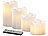 Britesta Adventskranz, golden, 4 weiße LED-Kerzen mit bewegter Flamme Britesta Adventskränze mit LED-Kerzen