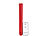 Britesta LED-Stabkerze mit beweglicher Flamme und Fernbedienung rot, 3er-Set Britesta Echtwachs LED Stabkerzen mit beweglichen Flammen