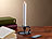 Britesta LED-Stabkerze mit schwarzem Kerzenhalter, bewegliche Flamme, weiß Britesta Echtwachs LED Stabkerzen mit beweglichen Flammen