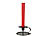 Britesta LED-Stabkerze mit schwarzem Kerzenhalter, bewegliche Flamme, rot Britesta Echtwachs LED Stabkerzen mit beweglichen Flammen