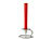 Britesta LED-Stabkerze mit silbernem Kerzenhalter, bewegliche Flamme, rot Britesta Echtwachs LED Stabkerzen mit beweglichen Flammen